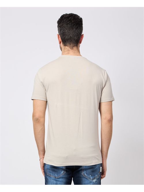 T-shirt uomo Yes Zee girocollo con logo YES ZEE | T778-TA000899